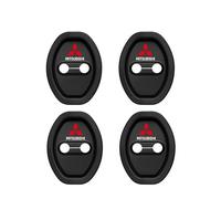 YWDRE 4 Piezas Tapa para Cerradura de Coche de Silicona para Mitsubishi Triton V Double Cab Pick Up 2019-2023, Protección Antiarañazos y Antióxido Accesorios de Coche
