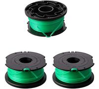 Yweller 3 bobinas de repuesto A6486 A6486-XJ A6482, longitud 6 m de grosor, 2 mm, adecuado para cortabordes Black + Decker GL9035, GL8033, STC5433PC, STC5433B, GL7033, STB3620L