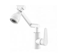 YWJFSA Grifo Cocina Abatible Grifo de Lavabo Alto con 3 Tipos de Chorro Grifos Baño Altura Regulable Latón Monomando