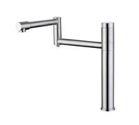 YWJFSA Grifo Cocina Abatible Grifos Baño con 2 Tipos de Chorro Grifo Cocina Acero Inoxidable Monomando