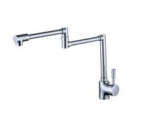 YWJFSA Grifo Cocina Abatible Grifos Baño Grifo Giratorio Cocina Acero Inoxidable,Fácil Instalación