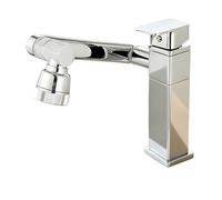 YWJFSA Grifo Cocina Abatible Monomando Grifo Cocina Acero Inoxidable con 2 Tipos de Chorro Grifos Baño Altura Regulable