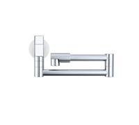 YWJFSA Grifo Cocina Pared Agua Fria Grifos Baño Alto con 2 Modos de Chorro Grifo Lavabo Monomando Latón,Cromado