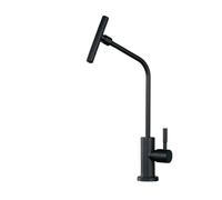 YWJFSA Grifo de Agua Potable Grifo Cocina Acero Inoxidable Monomando para El Hogar de Ósmosis Inversa Ro Filtro de Agua Potable,Negro