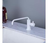 YWJFSA Grifo de Agua Potable Grifo Monomando de Ventana Orientable 360° Grifos Cocina Fregadero para A La Mayoría de Sistemas de Ósmosis Inversa,Blanco