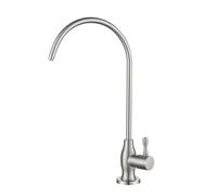 YWJFSA grifo de Osmosis, grifo de Cocina Retro de Acero Inoxidable 1/4,Color Cepillado