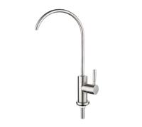 YWJFSA Grifo de Osmosis Inversa de Acero Inoxidable,Grifo de Agua Fría,360° Giratorio,Grifo Cocina para Agua Potable para Todos Sistemas de Osmosis Inversa & Filtración