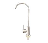 YWJFSA Grifo de Osmosis Inversa de Acero Inoxidable,Sola Manija,360° Giratorio,Grifo Cocina para Agua Potable para Todos Sistemas de Osmosis Inversa & Filtración,Plata Cepillada