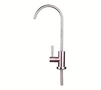 YWJFSA Grifo Osmosis de Acero Inoxidable,1/4‘’ Giratorio 360°,Grifo de Osmosis Inversa para Sistemas de Osmosis O Filtración,Oro Rosa