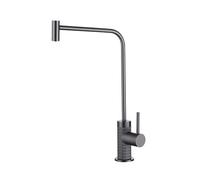 YWJFSA Grifo Osmosis Inversa,Una Sola Manija,Giratorio 360°,Sin Plomo,Grifo Osmosis Inversa para Ósmosis Inversa y Filtración de Agua,Gris Pistola