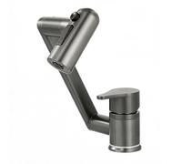 YWJFSA Grifo Plegable Cocina Monomando Grifos Brazo Mecánico con 3 Modos de Chorro Grifo de Baño Giratorio Altura Ajustable