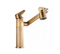 YWJFSA Grifo Plegable de Cocina Antiguo Grifos Brazo Mecánico con 2 Modos de Chorro Grifo de Cocina Monomando