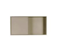 YWJFSA Hornacina Ducha Acero InoxidableEstantería Doble,No Requiere Azulejos Hornacina Ducha paraAlmacenamiento de Ducha,Color de Albaricoque de Té