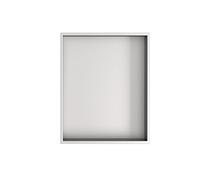 YWJFSA Nicho de Ducha de Acero Inoxidable Baño Nicho Sola Capa 32 × 32cm Hornacina Ducha Sin Obra Hornacina Ducha Empotrable para Gel, Champú Y Artículos de Tocador,Gris Mate