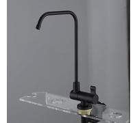 YWJFSA Plegable Grifo de Osmosis Inversa Grifo Osmosis, Grifo Cocina Fregadero, Refrigeración Única Giratoria de 360°,Negro