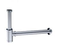 YWJFSA Sifon Lavabo con Abertura de Limpieza,Anti-Odores,Kit de Desagüe Lavabo,Regulable en Altura Sifon Lavabo para Fregaderos de Cocina y Baño,1 1/4"