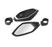 YWJLQH 2 Piezas Espejo Retrovisor UTV Plegable Ajustable de Aluminio Universal Reemplazo para X3 R Adecuado para Rutas con