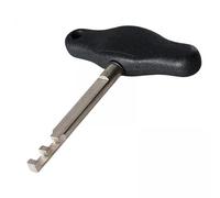 YWJLQH 2 Piezas Herramienta Extractora de Conectores Automotriz Desmontador de Fichas Palanca de Arnés Llave para Conectores en Acero Al Carbono Y Mango PP E, 2 Piezas