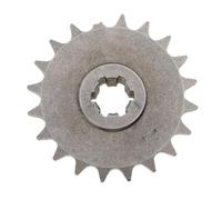 YWJLQH 2 Piezas Piñón Delantero 20 Dientes Cadena T8F Engranaje Motor 49cc Repuesto Metal Resistente Anticorrosión Adecuado para Minimoto de Bolsillo Motocro, 4 piezas