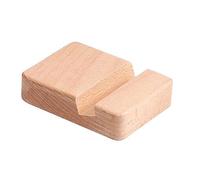 YWJLQH 2 Piezas Soporte para Móvil de Escritorio Base para Teléfono Cuna para Teléfono Soporte de Madera Resistente con Acabado Liso Y Antideslizante Ad, 2 Piezas