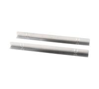 YWJLQH 2 Protectores de Acero Inoxidable para Encimeras de Cocina (35-70 Cm), Resistentes Al Calor, para Rellenar Huecos de Horno Y Embellecedores, Plata, Individual