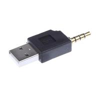 YWJLQH Adaptador USB a 3.5 Mm con Diseño Portátil Conector Audio Jack Funciona como Adaptador de Carga y Transformación de Interfaz Material Plástico, Negro
