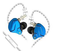 YWJLQH Auriculares In Ear para Juegos Auriculares con Micrófono Cascos Alámbricos Auriculares de Computadora Auriculares de Música con Control por Cable de, Azul Brillante, con Micrófono