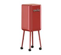 YWJLQH Bote de Basura con Ruedas, Cubos de Basura para La Cocina, Cubo Basura con Patas, Diseño de Doble Cubeta Interior y Exterior, Ruedas Giratorias 360°, Apertura por Presión, Apto para Cocina