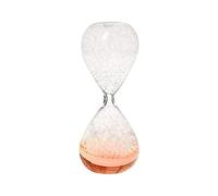 YWJLQH Bubble Cantante Hora de Arena con Vidrio Borosilicato Temporizador de Burbujas Decoración Artística Regalo Creativo Adecuado para Hogar Oficina, Rosa claro, tal como se describe