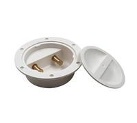 YWJLQH Caja de Conexiones Eléctricas de Pesca Marina Distribuidor de Energía para Bote Caja Impermeable Redonda de O Policarbonato Fácil de Instalar y