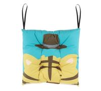 YWJLQH Cojín Cuadrado para Silla Almohadilla de Asiento Tipo Tatami Material Suave de Poliéster Toque Agradable y Resistente Adecuado para Sala de, tigre, 35cmx35cm