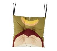 YWJLQH Cojín Cuadrado para Silla Almohadilla de Asiento Tipo Tatami Material Suave de Poliéster Toque Agradable y Resistente Adecuado para Sala de, mono, 35cmx35cm