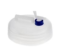 YWJLQH Cubeta Plegable Recipiente para Agua Portátil Plegable de Plástico PE Ligera con Mango Y Tapa Resistente Adecuada para Camping Senderismo Picnic Uso D, Blanco 5L