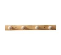 YWJLQH Ganchos de Madera para Abrigos, Ganchos Montados en La Pared, Toallero, Ganchos de Pared para Vestíbulo, Dormitorio, Sala de Estar, 4 Ganchos