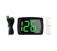 YWJLQH Heads Up Display Velocímetro Digital Odómetro Indicador Portátil Alarma de de Velocidad Adecuada para Automóviles Camiones Viajes Largos Y, Millas por Hora
