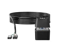 YWJLQH Interruptor de Encendido de PC Botón de Energía Pulsador de Arranque Interruptor para Caja con Indicador Luminoso Y Cable Largo Instalación Simple con, Cable de 5 m