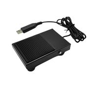 YWJLQH Interruptor USB con Pedal Emulador de Teclado Manos Libres Pedal Programable para Juegos y Controlador de Instrumentos Construcción Metálica Adecuado, Cable de 1.2 M