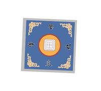 YWJLQH Mantel para Juegos de Mesa Mahjong, 31,50x31,50 Pulgadas, Diseño para Reducir Ruido, Azul B