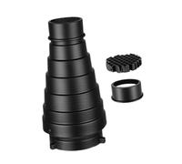 YWJLQH Photography Snoot Kit de Cono Óptico Proyector Adaptador con Filtro de Color Y Ligero Instalación Fácil Portátil en Aleación de Aluminio, Style a