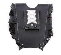 YWJLQH Protector de Depósito de de Cuero Sintético Negro, Panel Acolchado, Babero