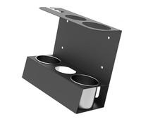 YWJLQH Soporte para Espray de Grasa, Estante de Almacenamiento de Pared con 2 Vasos Antigoteo Extraíbles, Ahorra Espacio.