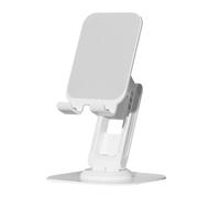 YWJLQH Soporte para Teléfono Rotación 360 Sostenedor de Celular Plegable de Mesa Organizador con Silicona Y Metal para Oficina Dormitorio Viaje Sala de Estar, Estilo B