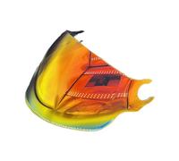 YWJLQH Visor para Casco de Motocicleta con Lente de Repuesto Cubierta Protectora Resistente de Material PC para Protección Solar Uso Diario Conducción, Galvanoplastia roja