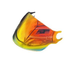 YWJLQH Visor para Casco de Motocicleta con Lente de Repuesto Cubierta Protectora Resistente de Material PC para Protección Solar Uso Diario Conducción, Galvanoplastia roja
