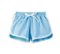 YWLINK Pantalones para el hogar para niños medianos y grandes, pantalones cortos deportivos casuales, pantalones de pijama para niños y niñas, pantalones cortos de fútbol para niñas pequeñas (azul, 5