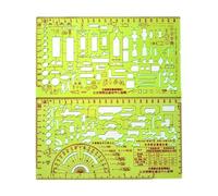 YWMJZEU 2X Regla para Accidentes de Tráfico Proyecto Mapa Topografía Manualidades Símbolos de Accidentes