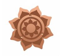 YWMJZEU Accesorio Jardín Uso en Todo Clima Antióxido para Exterior, 0.6 Mm De Grosor, Flor De Loto B