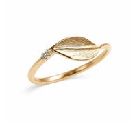YWMJZEU Anillo Hoja Dorado Anillo con Hoja Joyería para Novias, Regalo, 7
