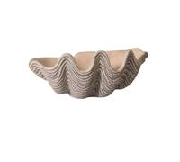 YWMJZEU Banja con Forma Concha Escultórico Banja Morno Cuenco con Forma Concha para Hotel, Café