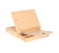 YWMJZEU Caja Caballete Mesa Portátil Caja Pintura con Caballete Resistente Maletín Pintura con Cajón para Estudiantes, Escritorio, Caja De Caballete De Escritorio Multifuncional De Una Sola Capa
